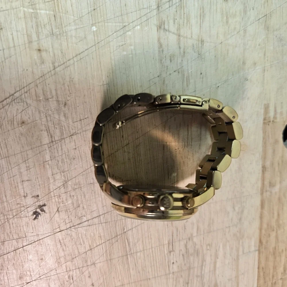 Michael Kors MK5055 Runway Gold Stainless Steel 38mm Chronograph Women's Watch